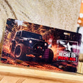 🚙🔥 JEEP PUERTO RICO – ALUMINUM LICENSE PLATE 🇵🇷