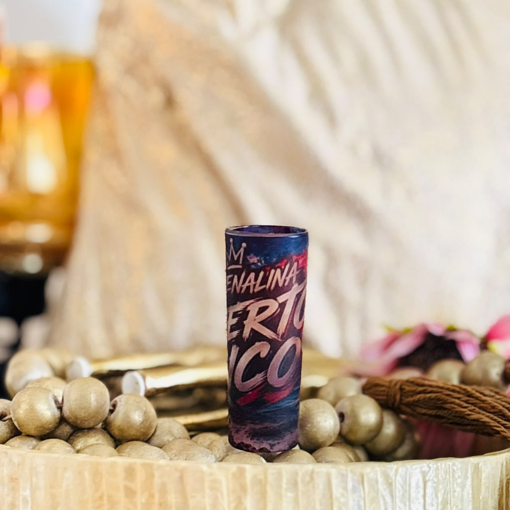 🔥🥃 SHOT GLASS – ADRENALINE PUERTO RICO EDITION 🇵🇷🔥